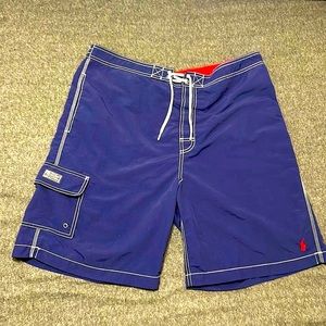 🟢POLO | SHORTS | VINTAGE | LNC | Blue/Res | Velcro w/Draw strings ready to ship